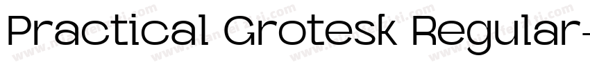 Practical Grotesk Regular字体转换